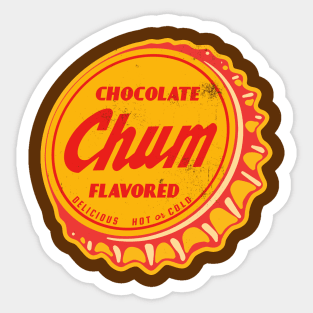 Vintage Chum Chocolate Soda Bottlecap Sticker